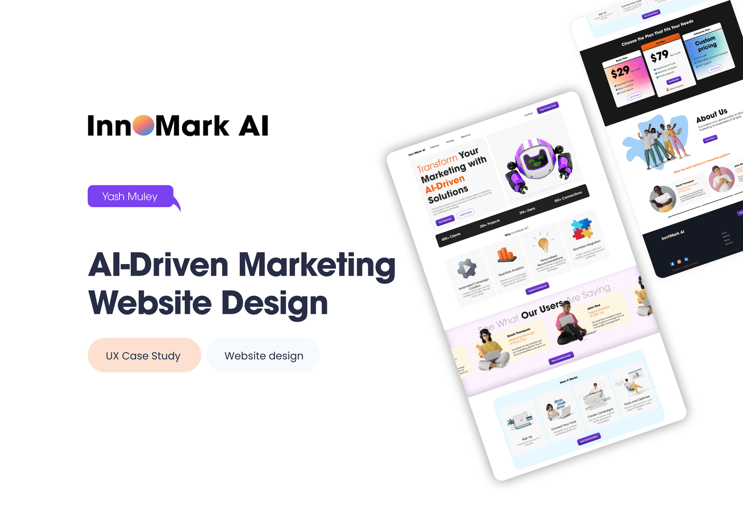 Ai Driven Marketing Website Design