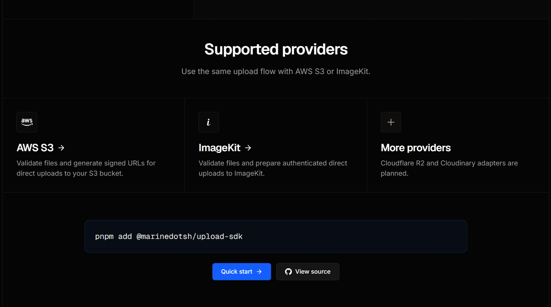 Upload SDK - Secure S3 & ImageKit Uploads image 3