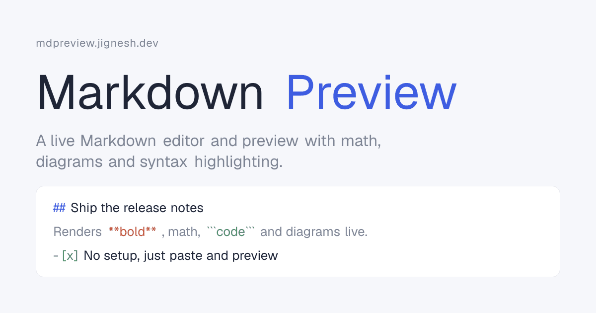 Markdown Preview image 1