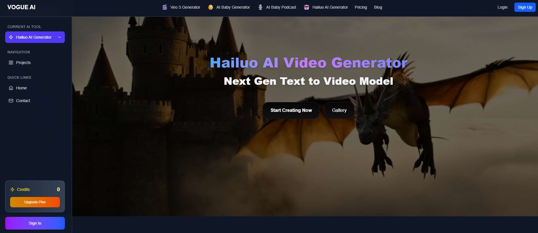 Vogue Hailuo AI Video Generator image 1