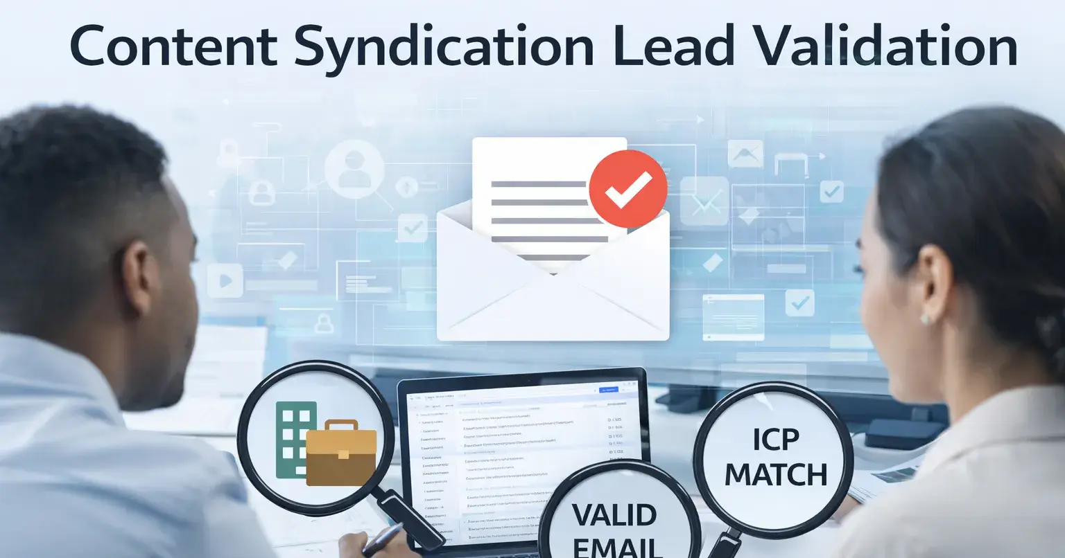 Content Syndication Lead Validation: How to Ensure You Get Sales-Ready B2B Leads