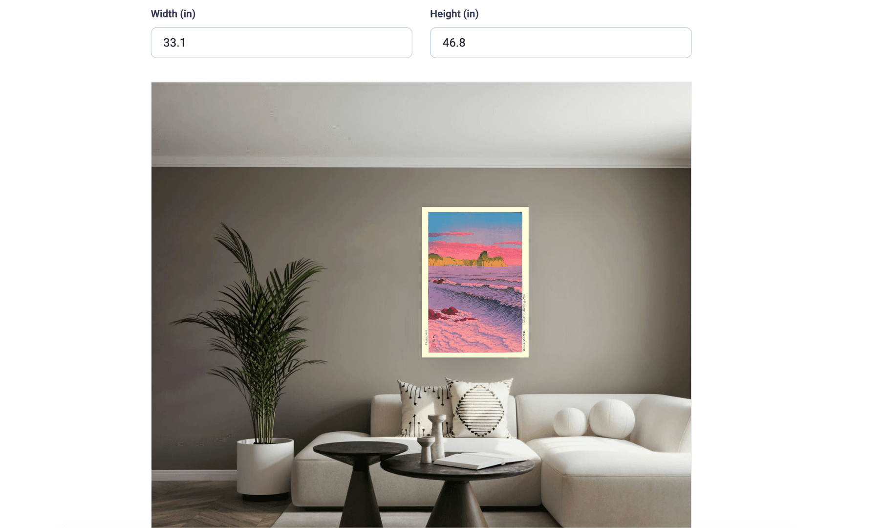Poster Sizes on Wall image 1