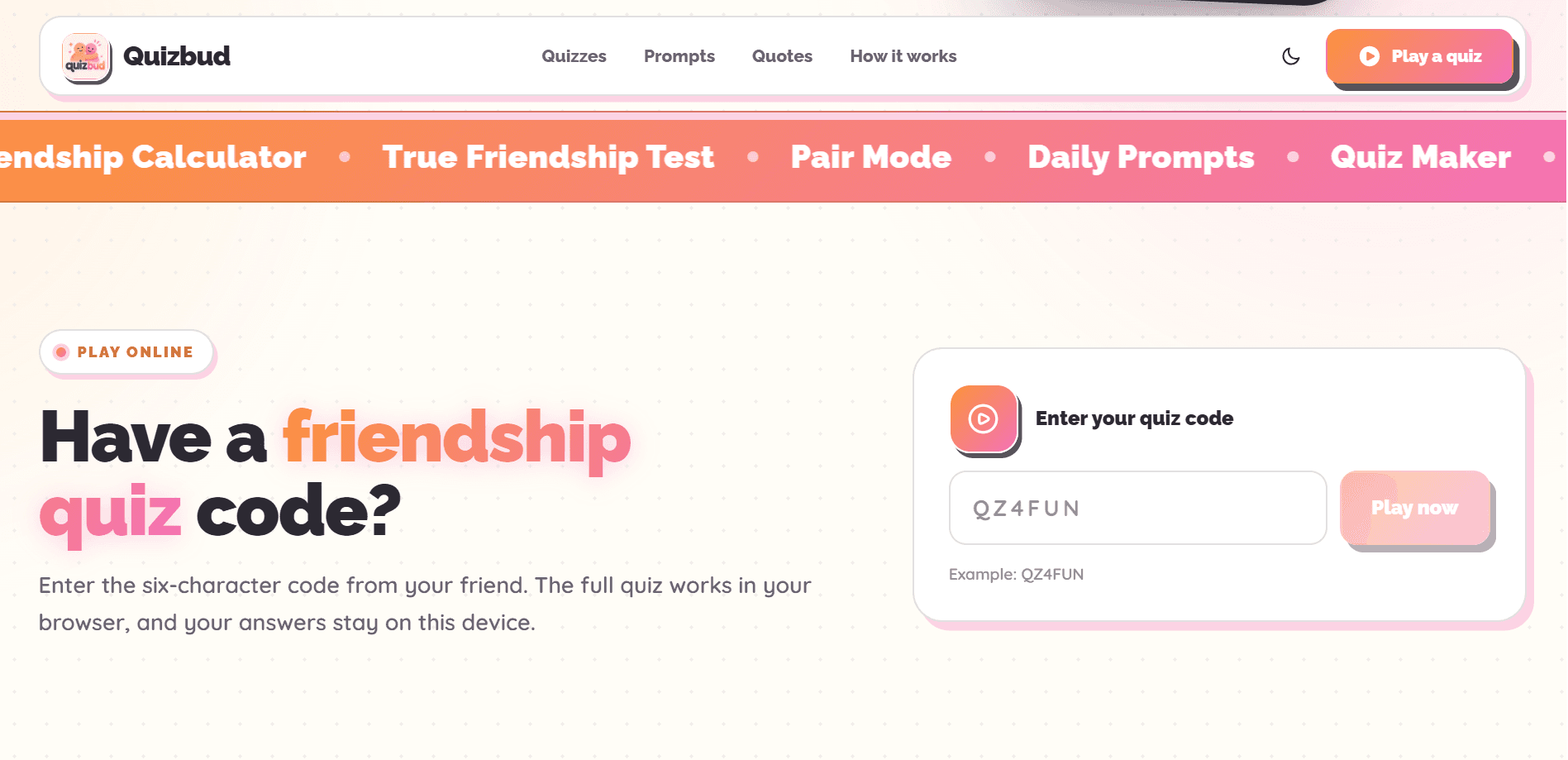 Friendship Quiz & BFF Test App | Quizbud image 4