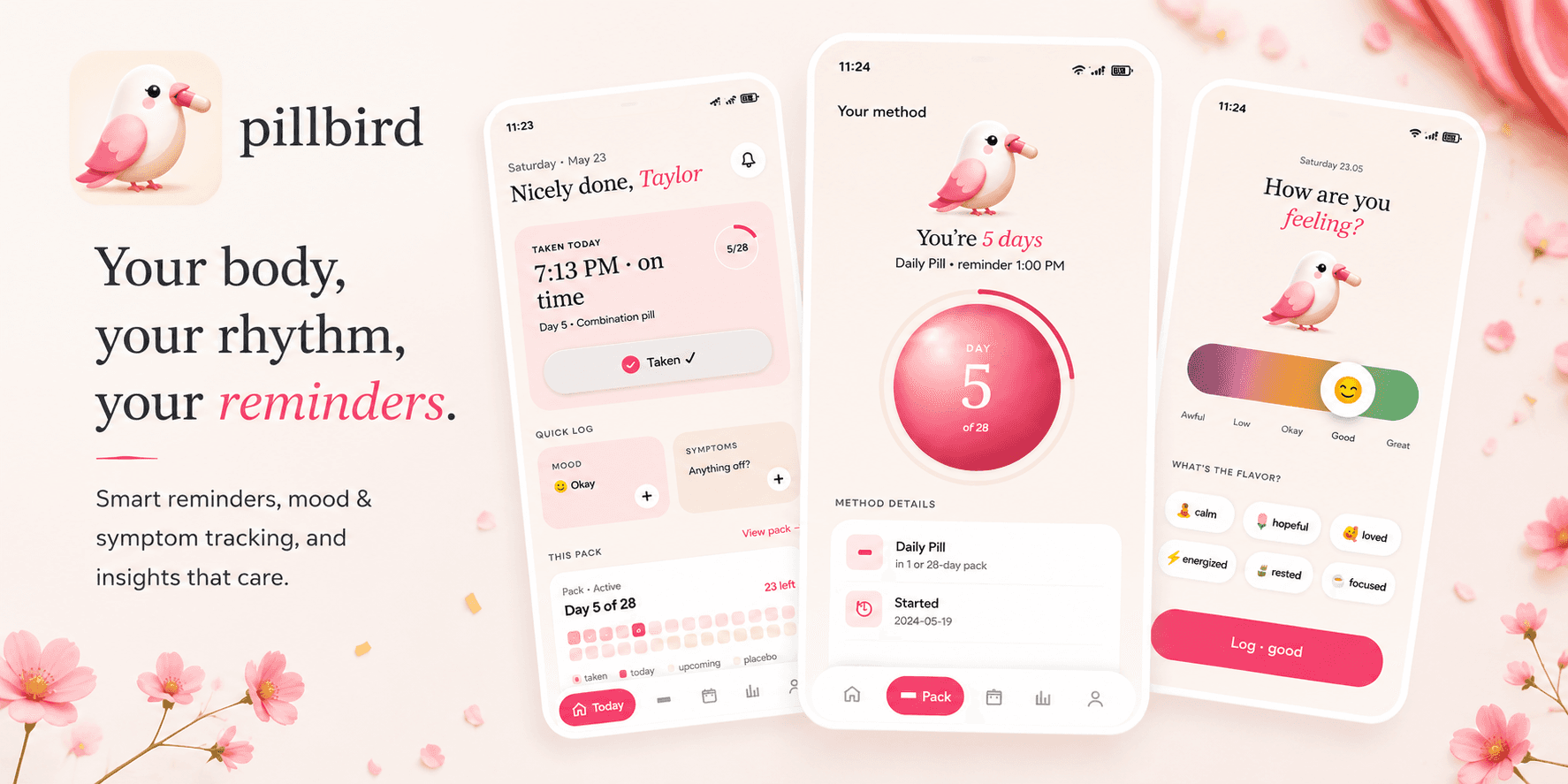 PillBird - Private Birth Control Reminder image 1