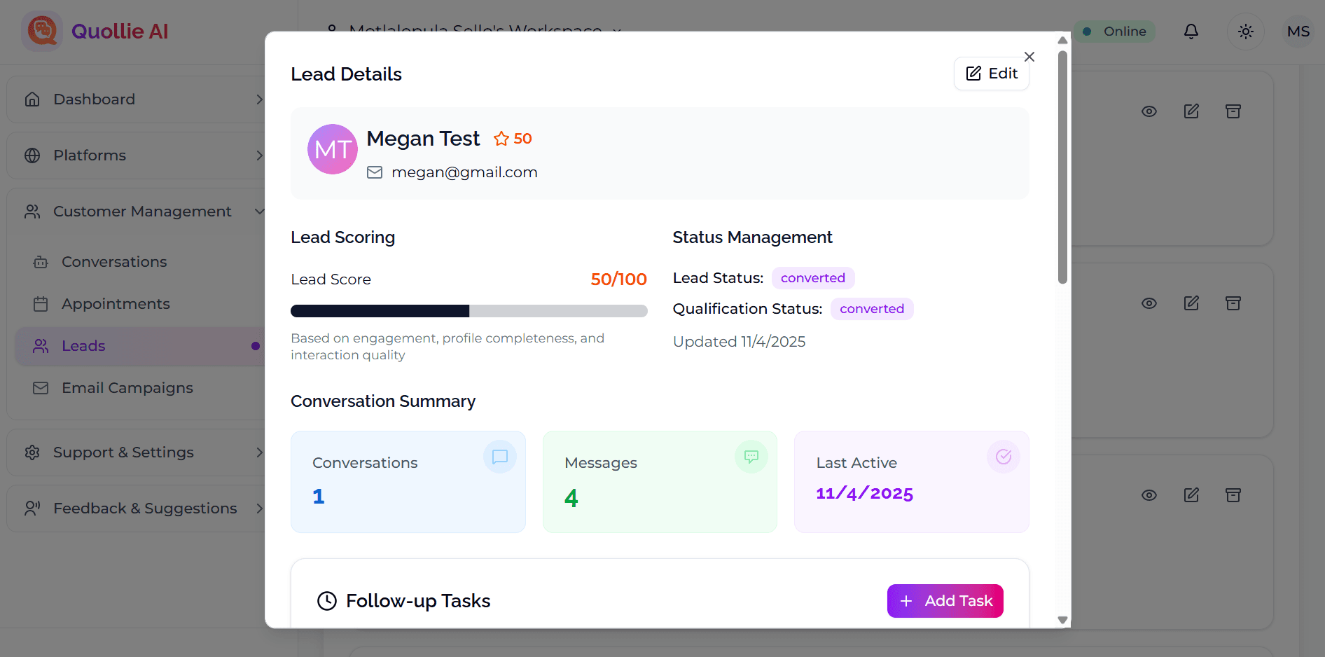 Quollie - AI Sales Assistant image 4