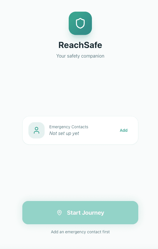 ReachSafe - Safe Arrival Tracking image 1