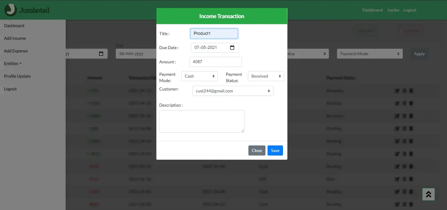 JumboTail : Cash Flow Management App image 3