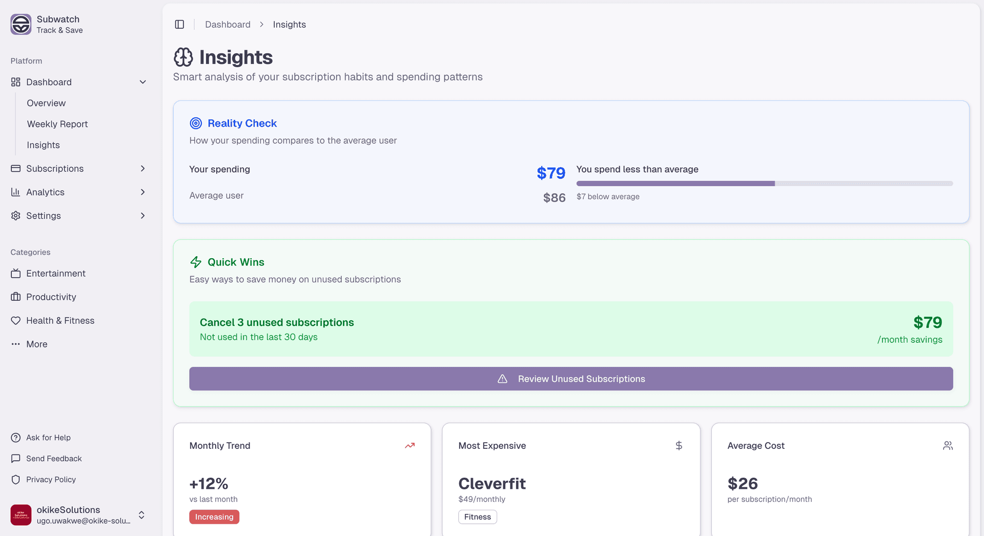 Subwatch - Privacy-First Subscription Tracker image 5