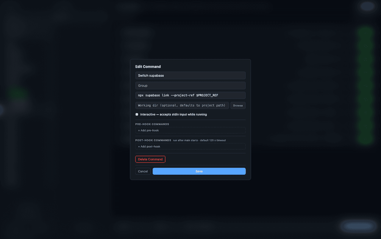 yv - A command management tool image 5