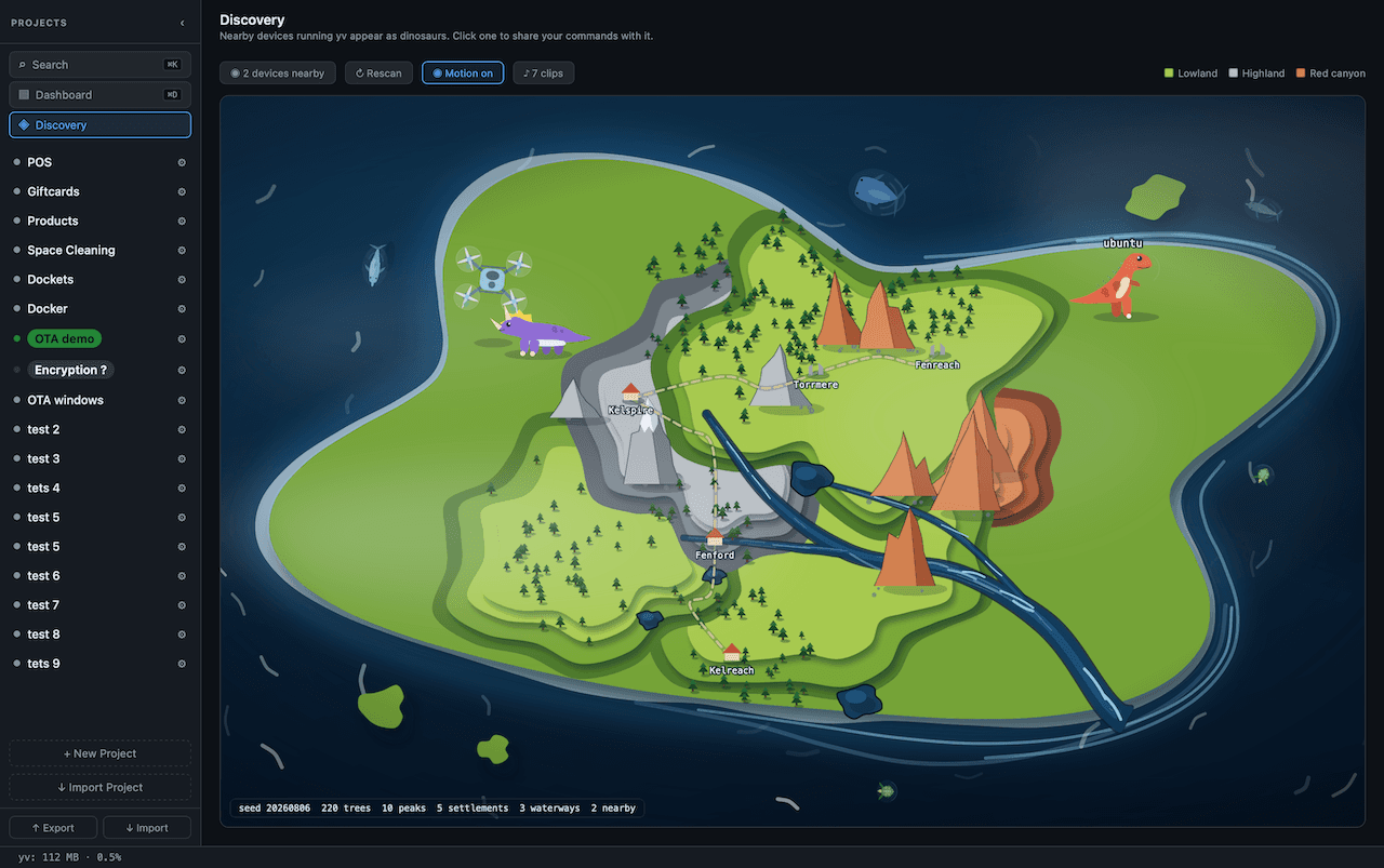 yv - A command management tool image 2