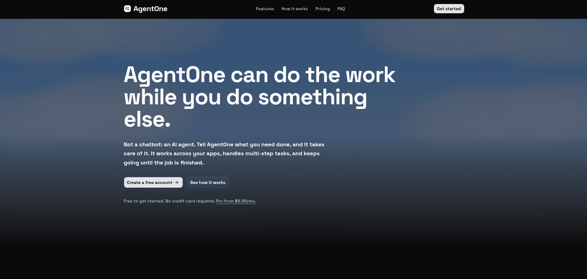 AgentOne (Beta) - Free AI Agent & Researcher image 1