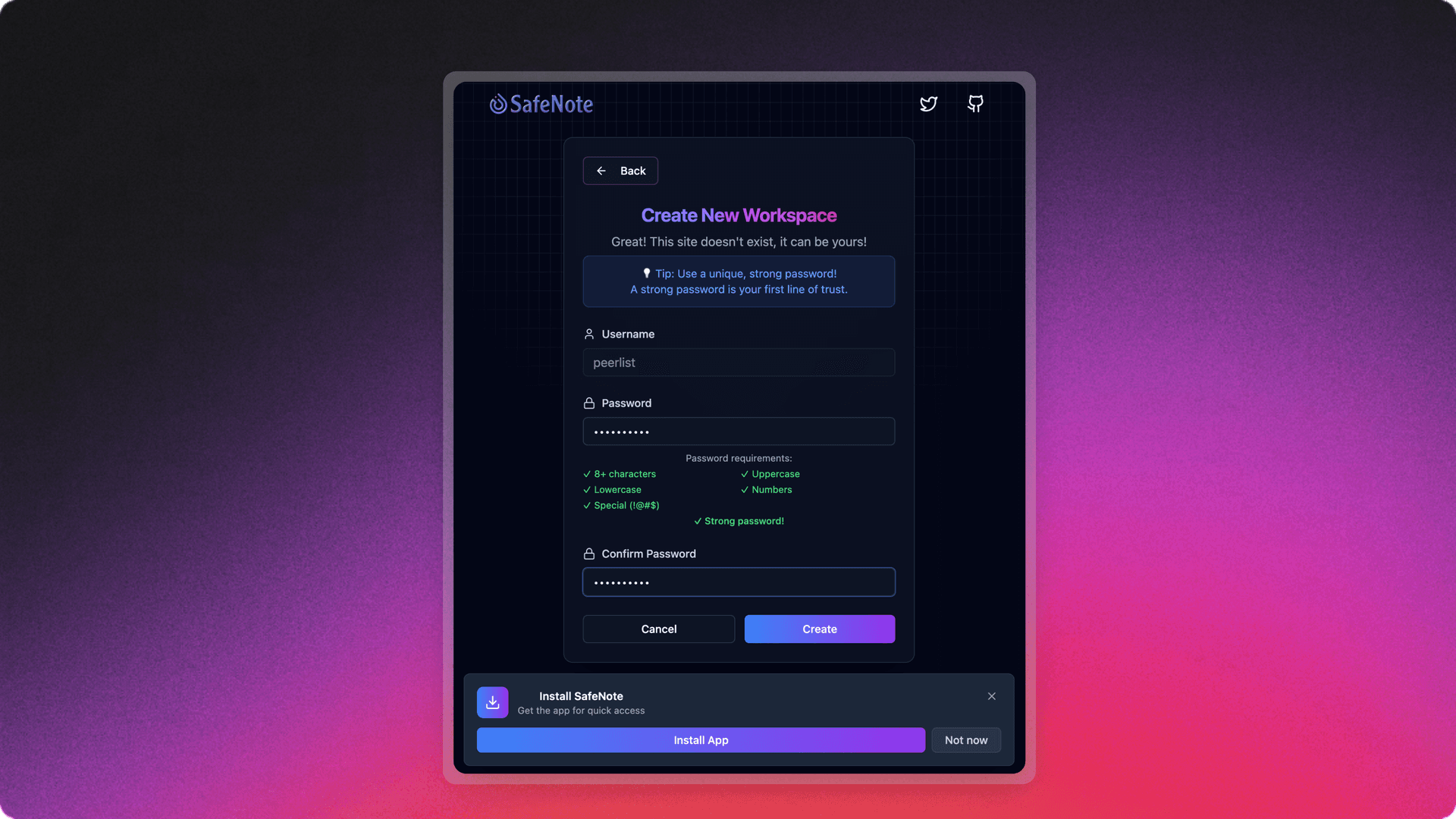 SafeNote - F*ck Authentication! image 4