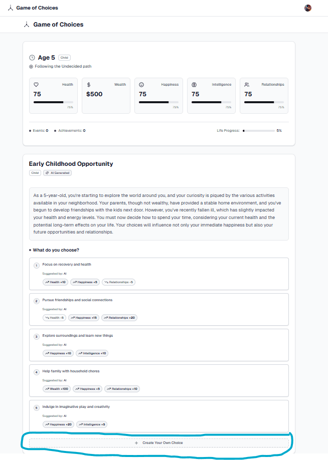 Game of Choices image 4