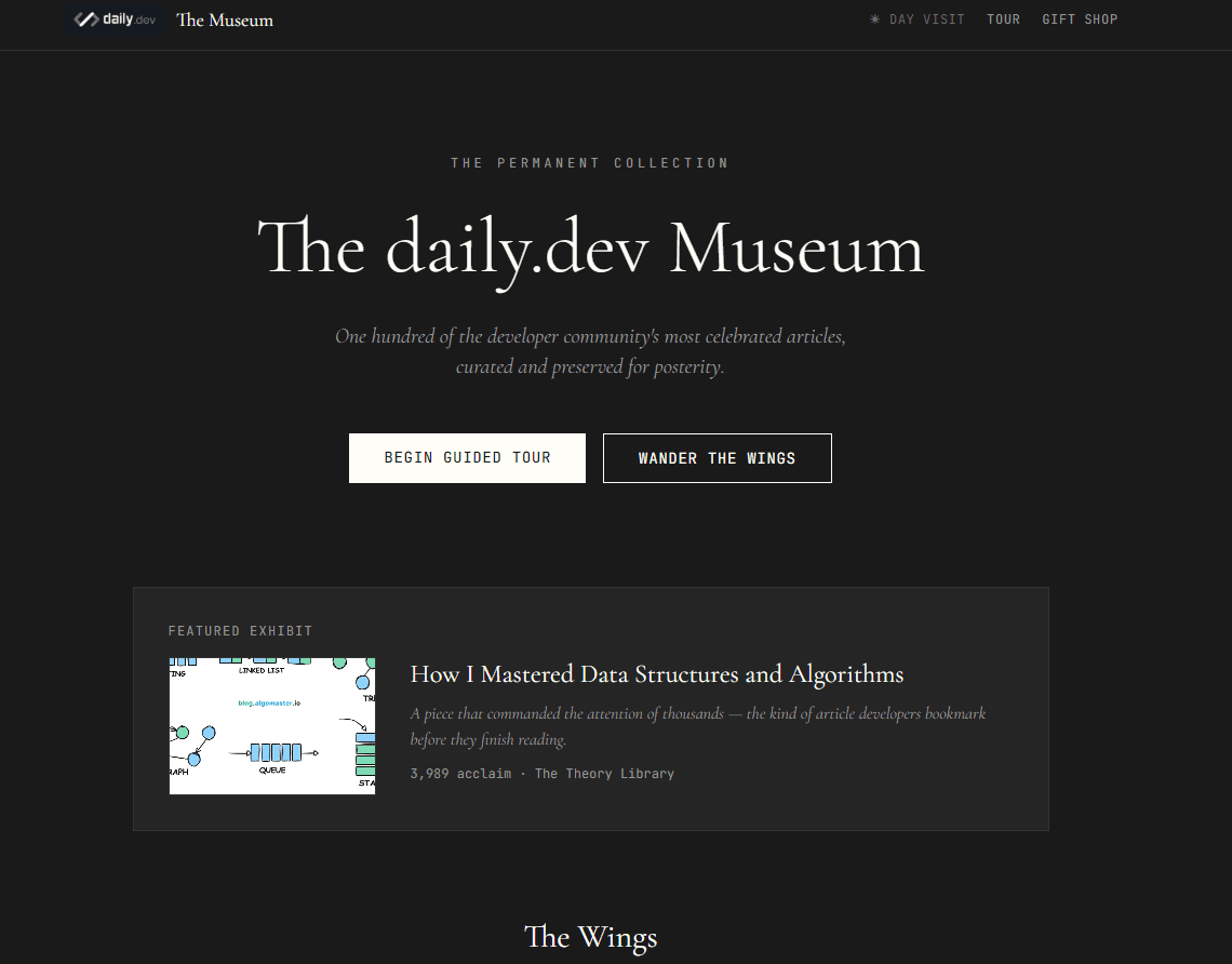 The daily.dev Museum image 1