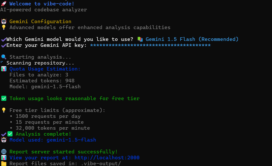 Vibe Code CLI image 3