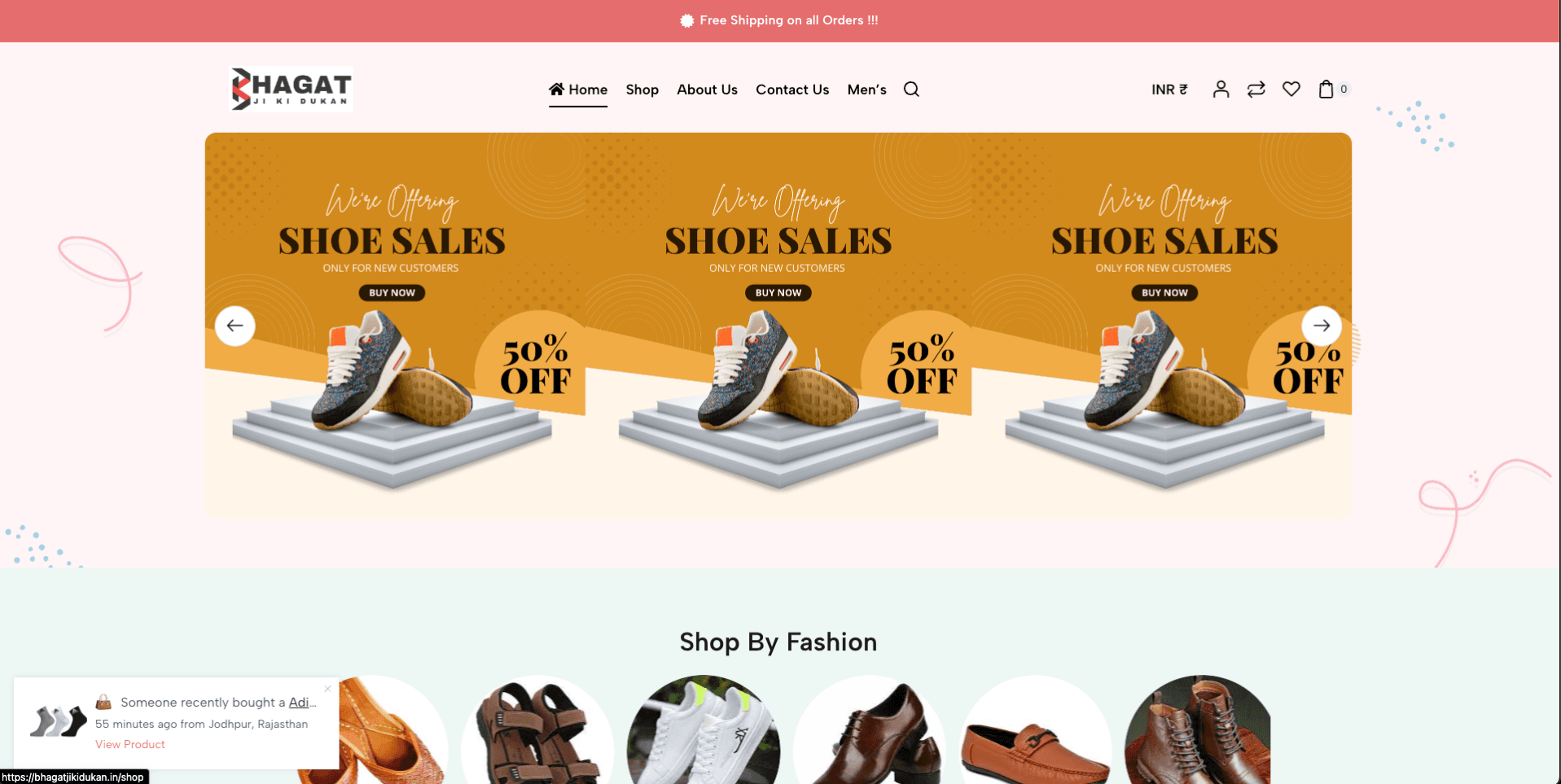 Online Shoe Store