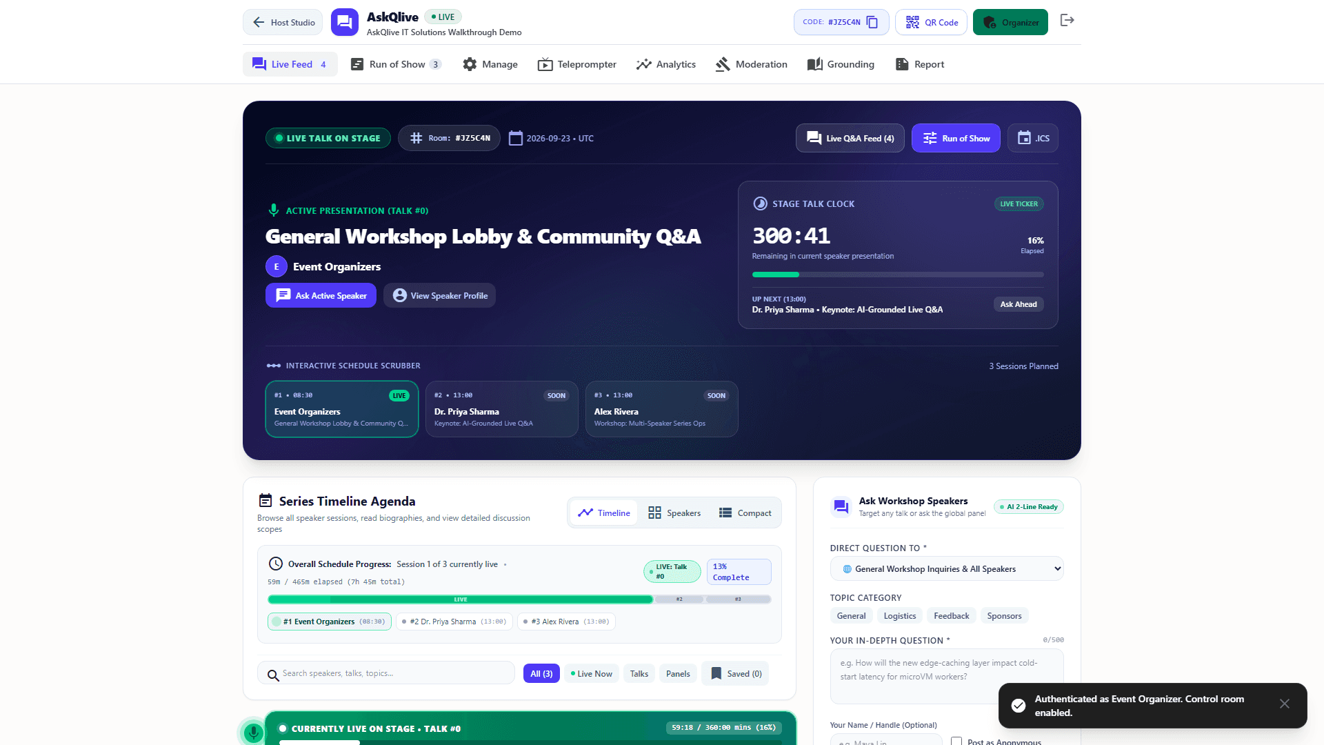 AskQlive - Live QA Platform image 4