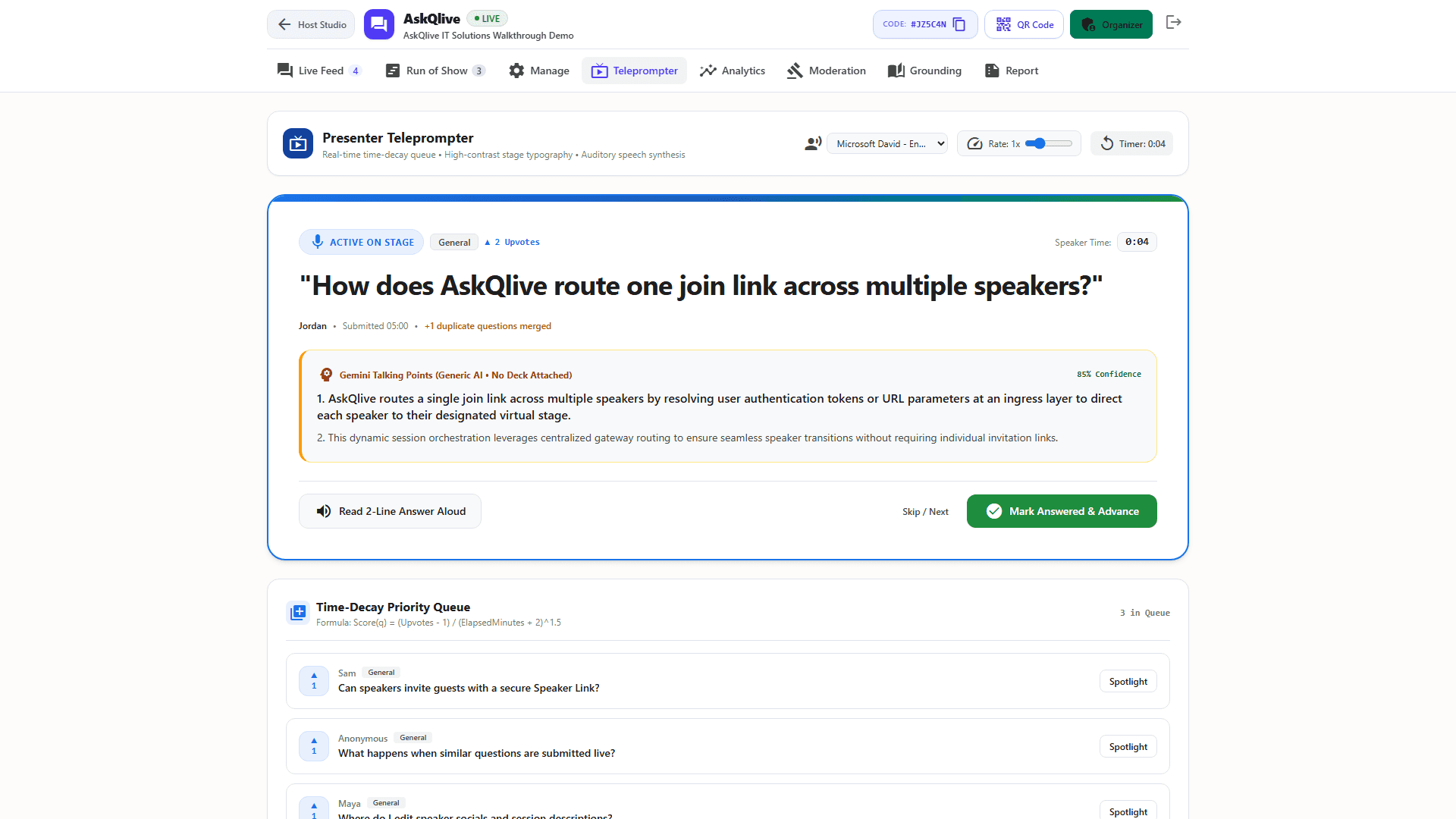 AskQlive - Live QA Platform image 5