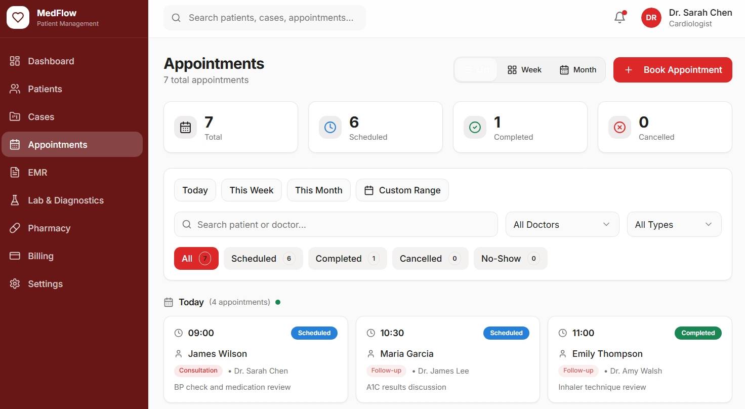 MedFlow Patient Management image 3