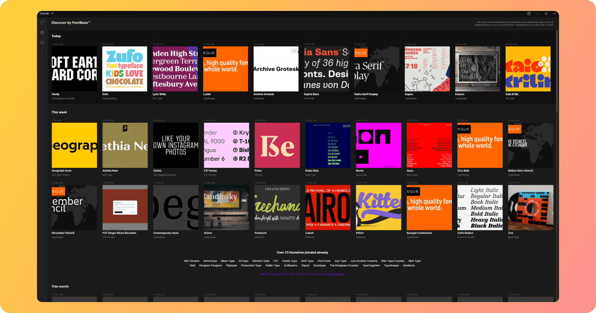 Discover by FontBase image 2