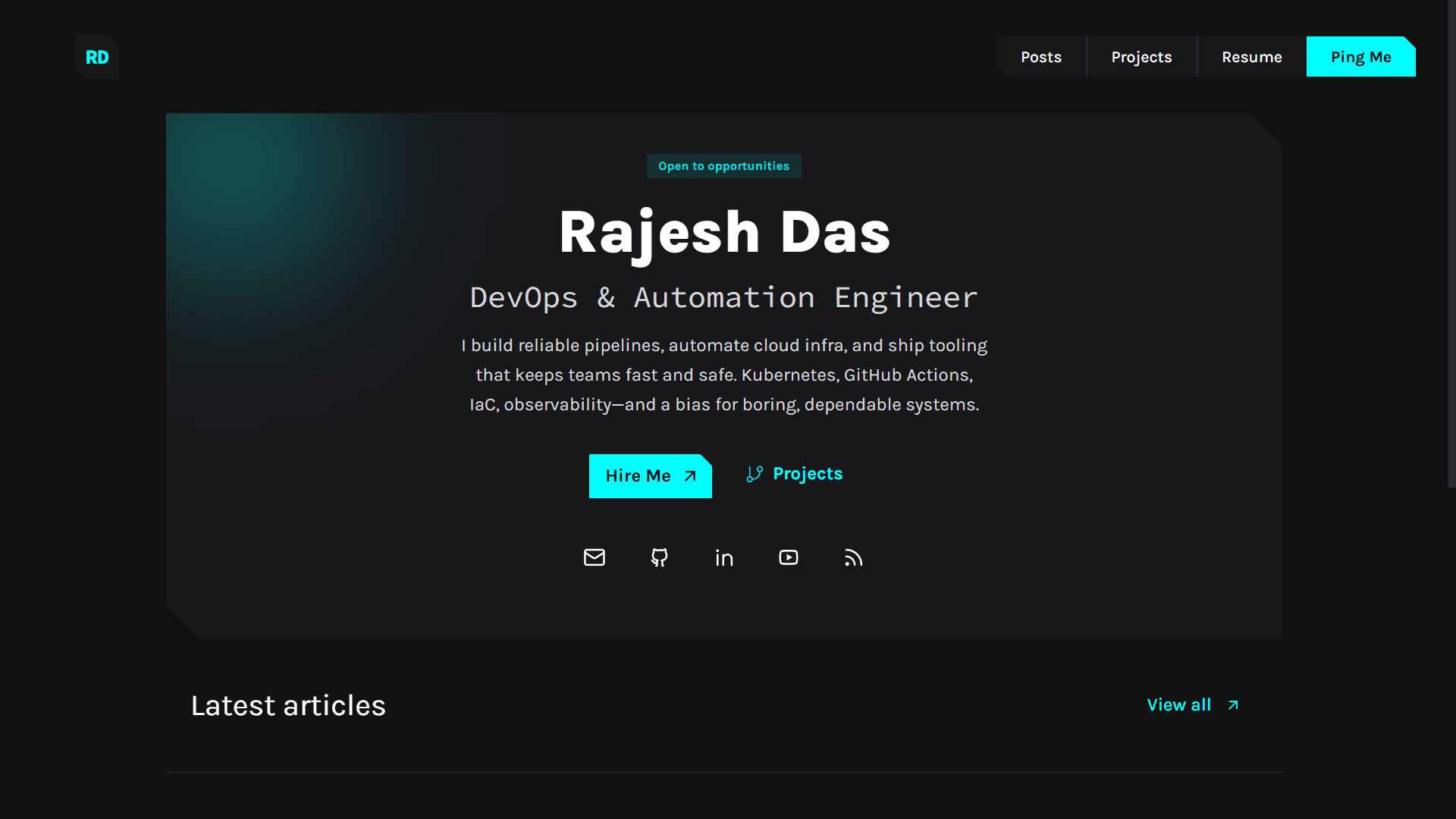 GitHub - HYP3R00T/rajeshdas.dev image 1