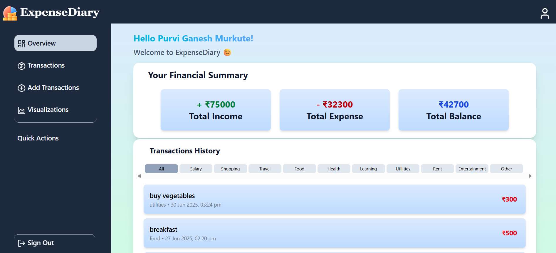 Expense Diary image 2