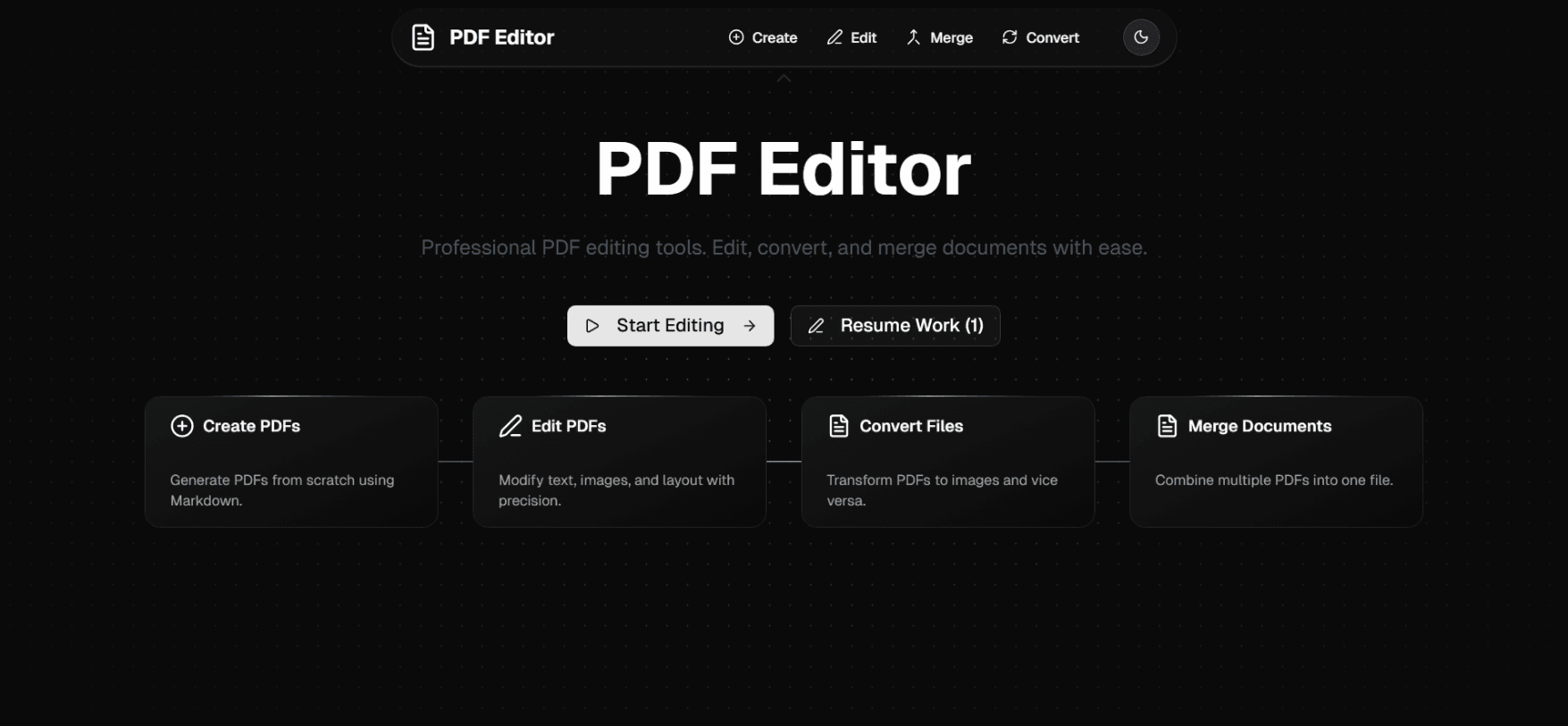 PDF Editor - Professional Document Editing image 1