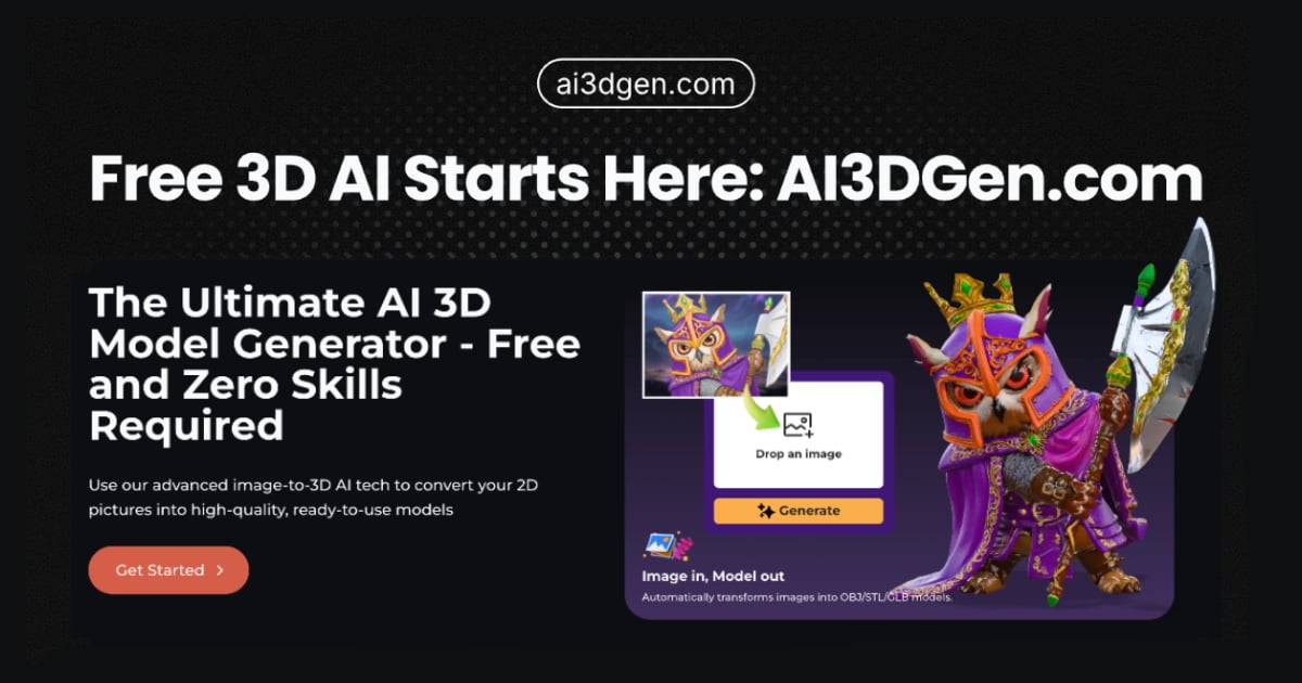 AI 3D Model Gen image 2