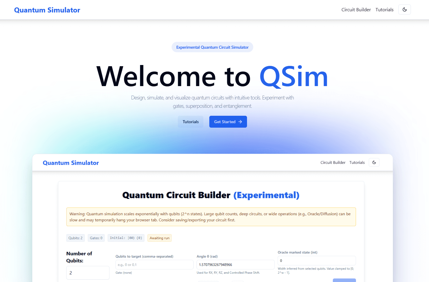 QSim - Quantum Simulator image 1