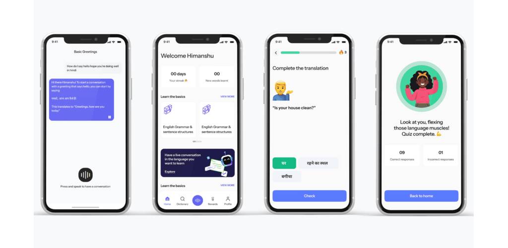 Indilingo: Learn any Indian language with AI image 1