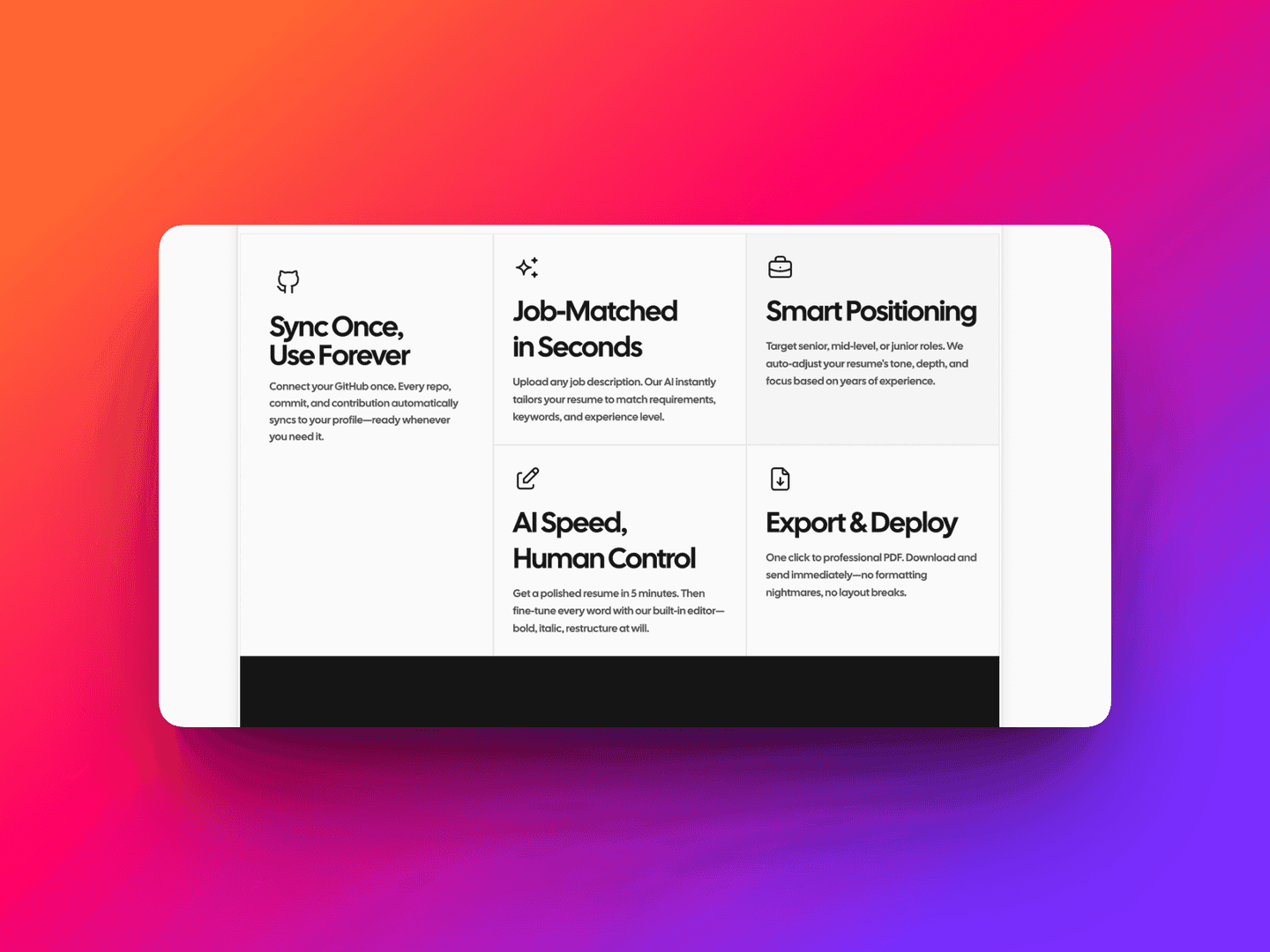 GitCV | GitHub Resume Builder image 2