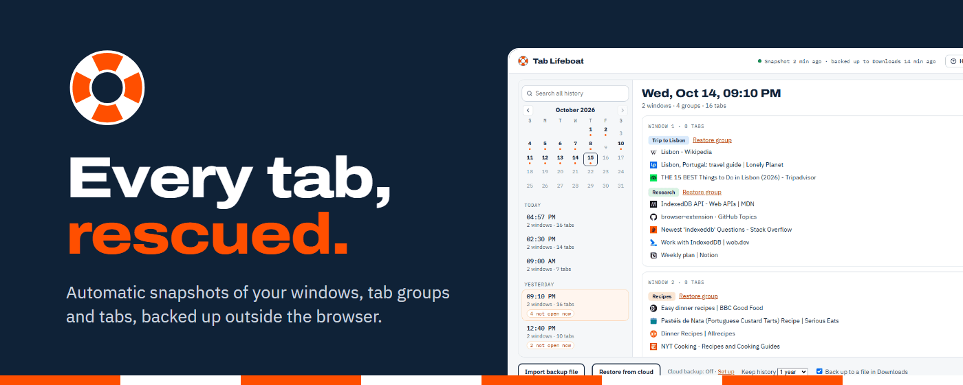 Tab Lifeboat image 1