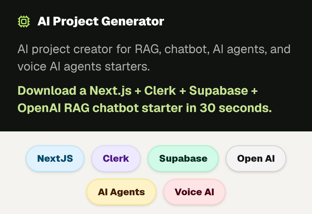 AI Project Generator | Suhas Bhairav image 1