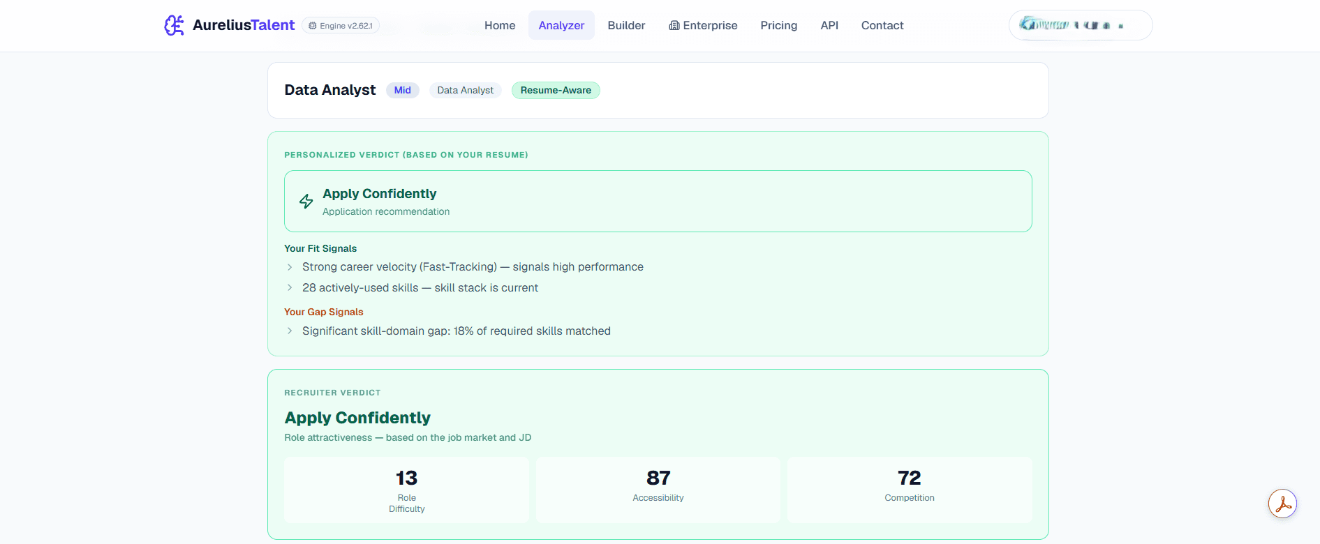 AureliusTalent — AI Career Intelligence Suite image 1