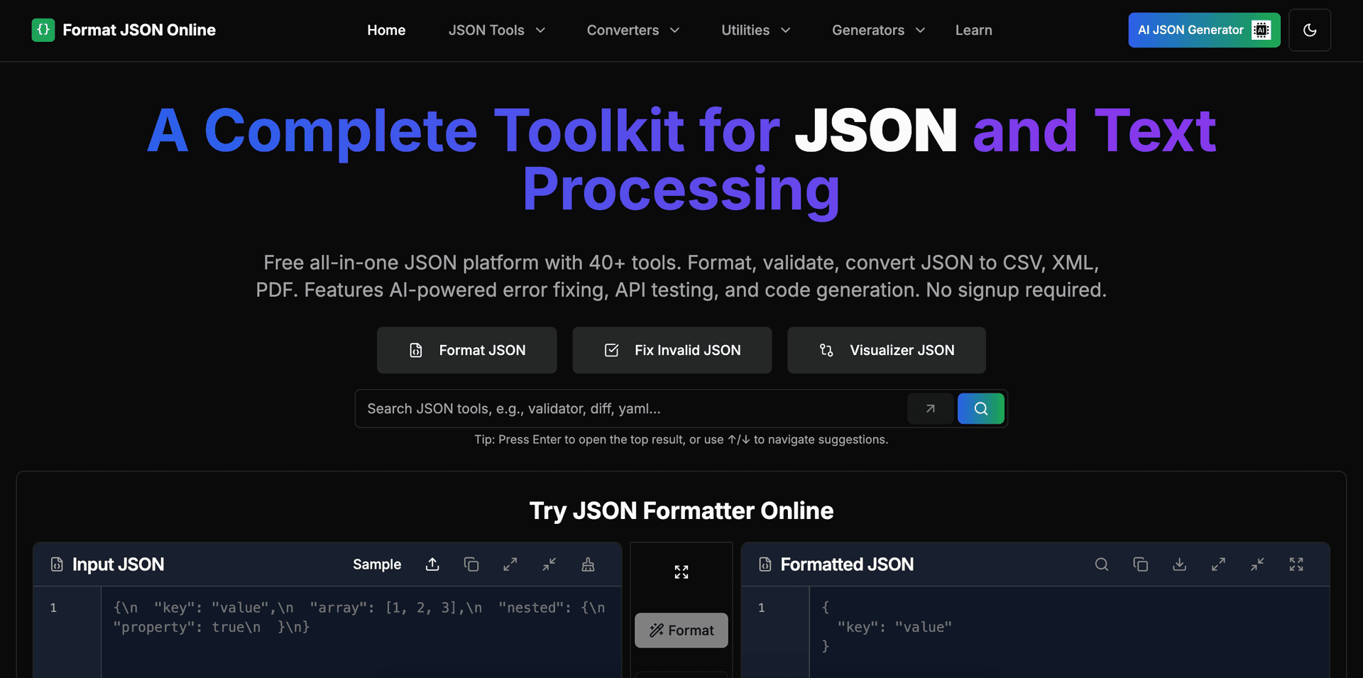 Format JSON Online image 2
