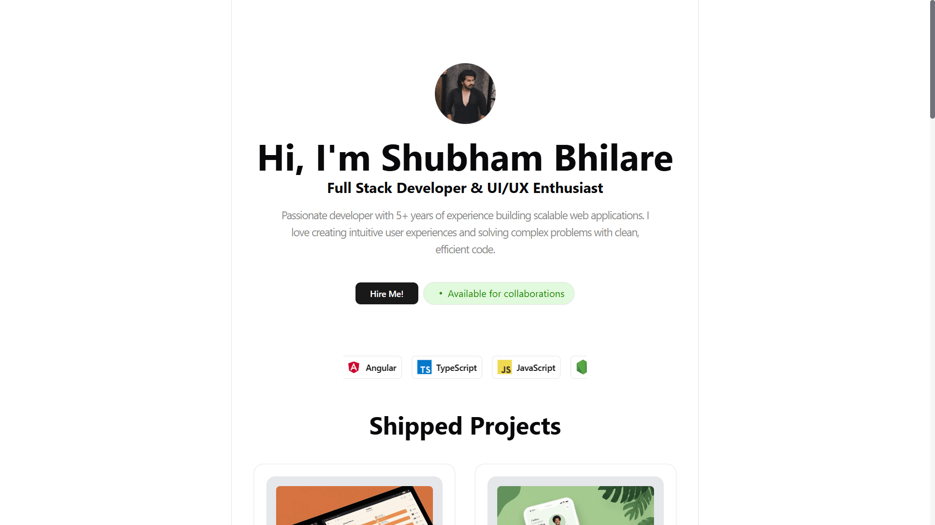GitFolio Template image 4