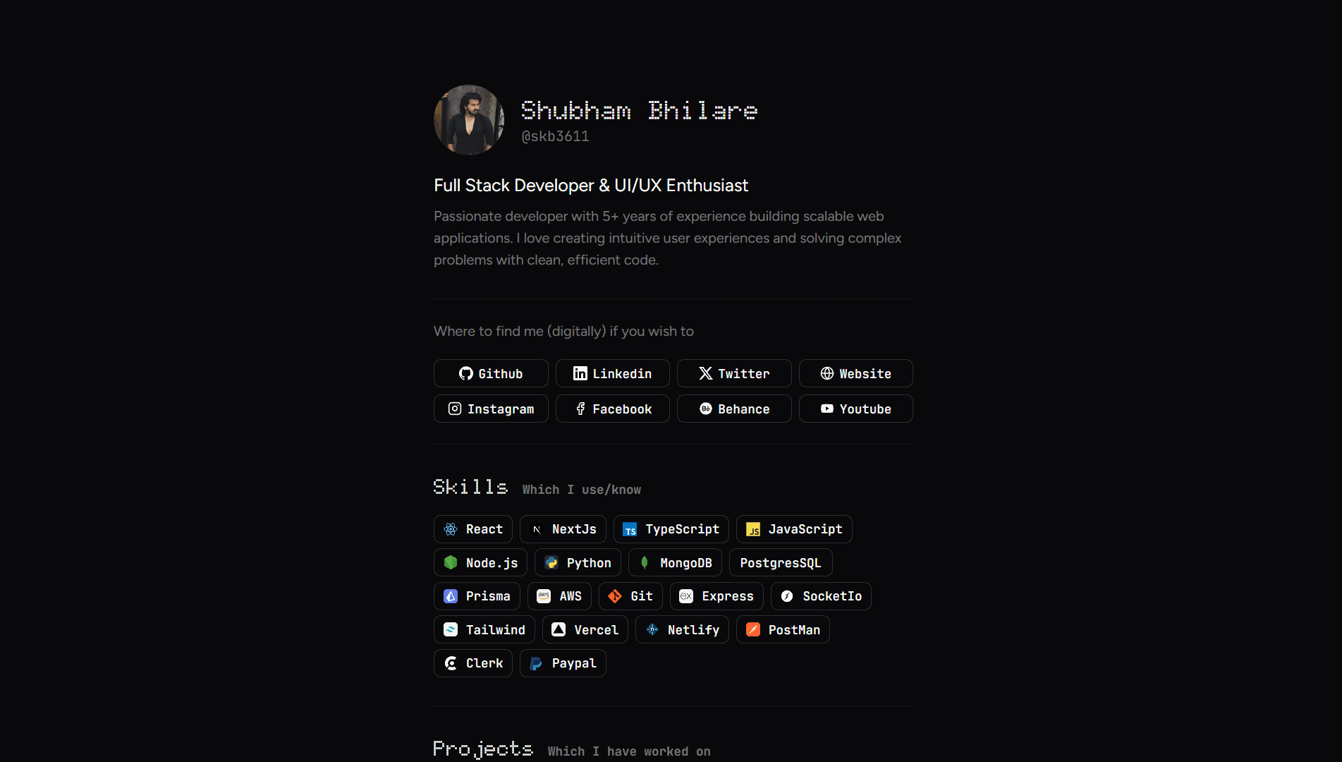 GitFolio Template image 3