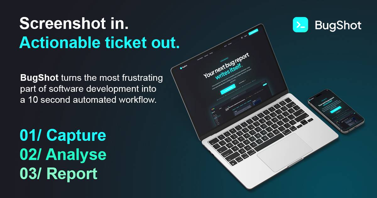 BugShot — Capture. Report. Done image 1