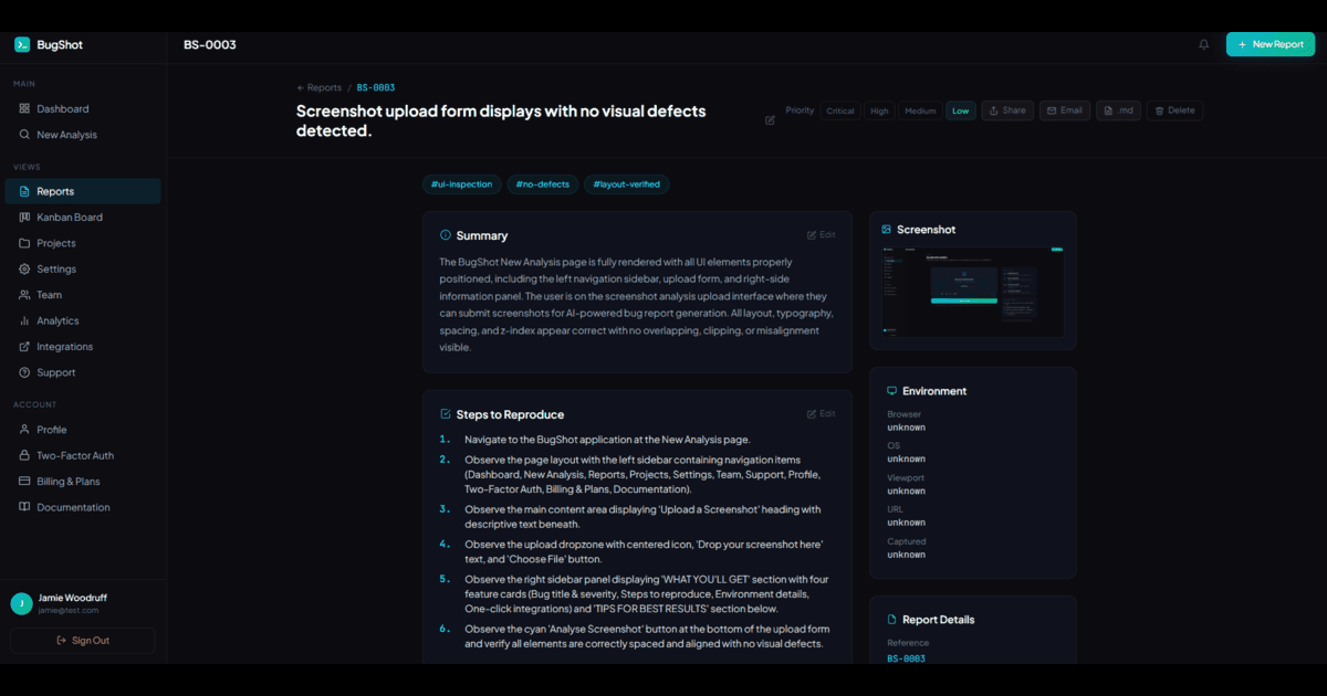 BugShot — Capture. Report. Done image 3