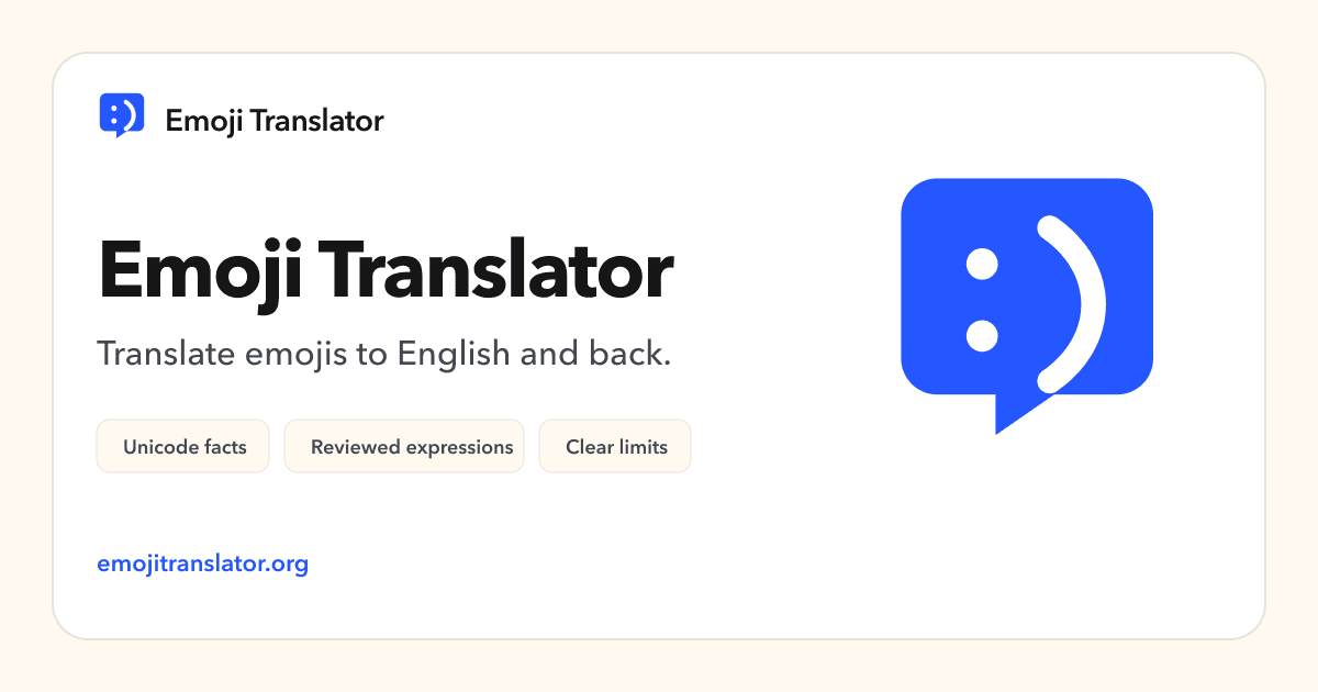 Emoji Translator image 1