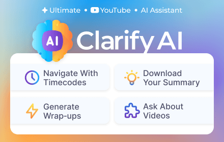 Clarify AI: YouTube Summaries image 3