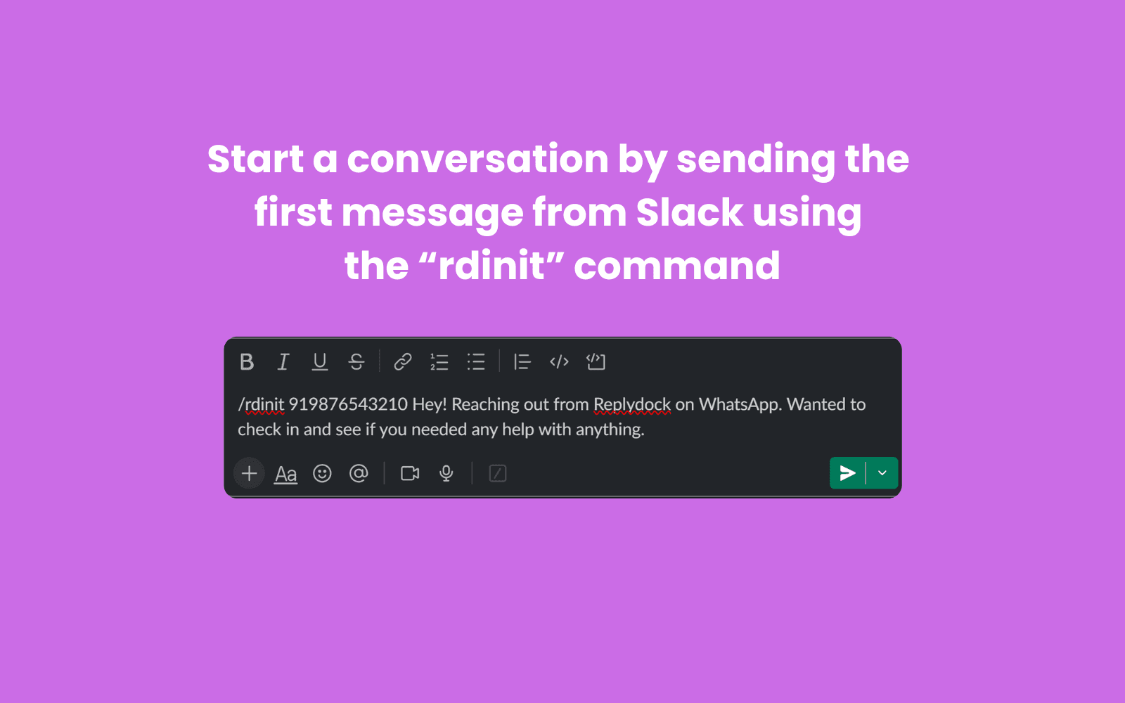 Replydock - Slack & WhatsApp Integration image 5