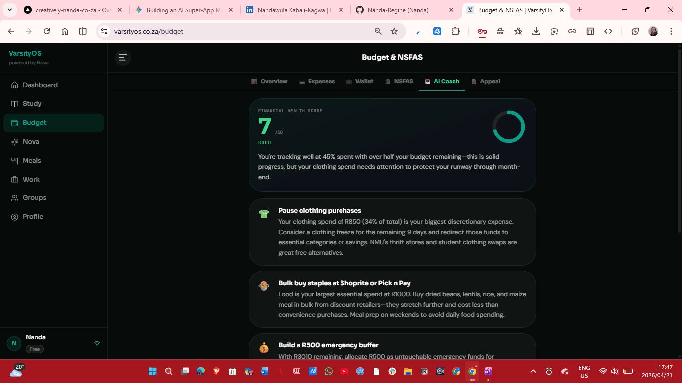 VarsityOS — AI Student Super-App image 3