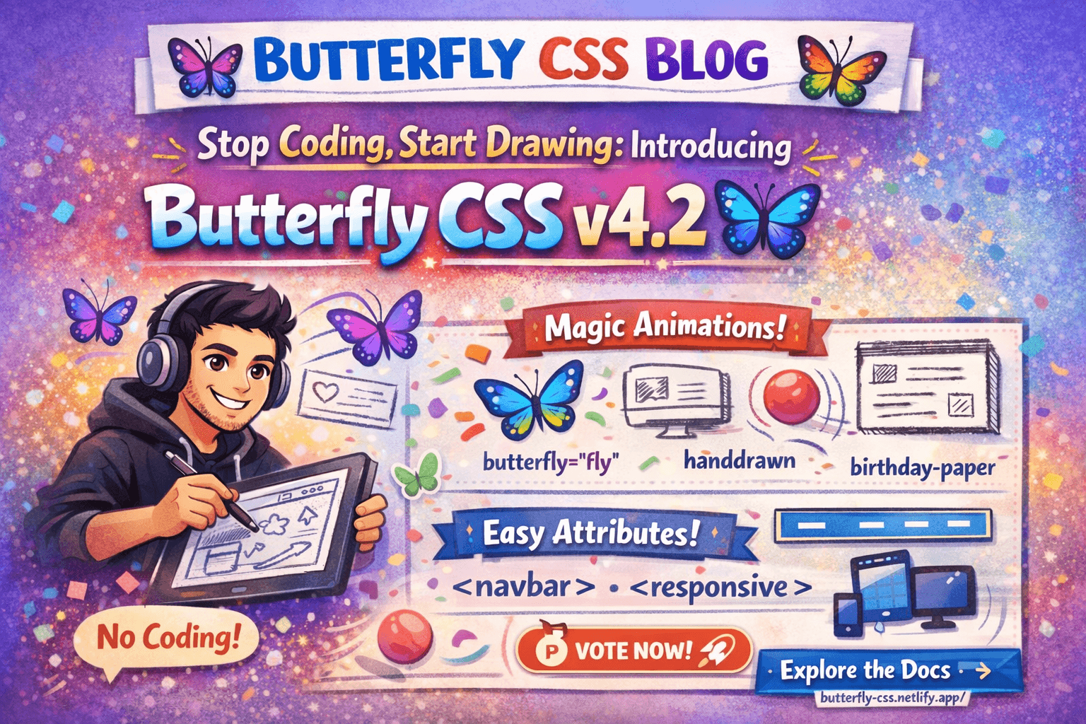 butterflyCSS|  attribute based framework image 2