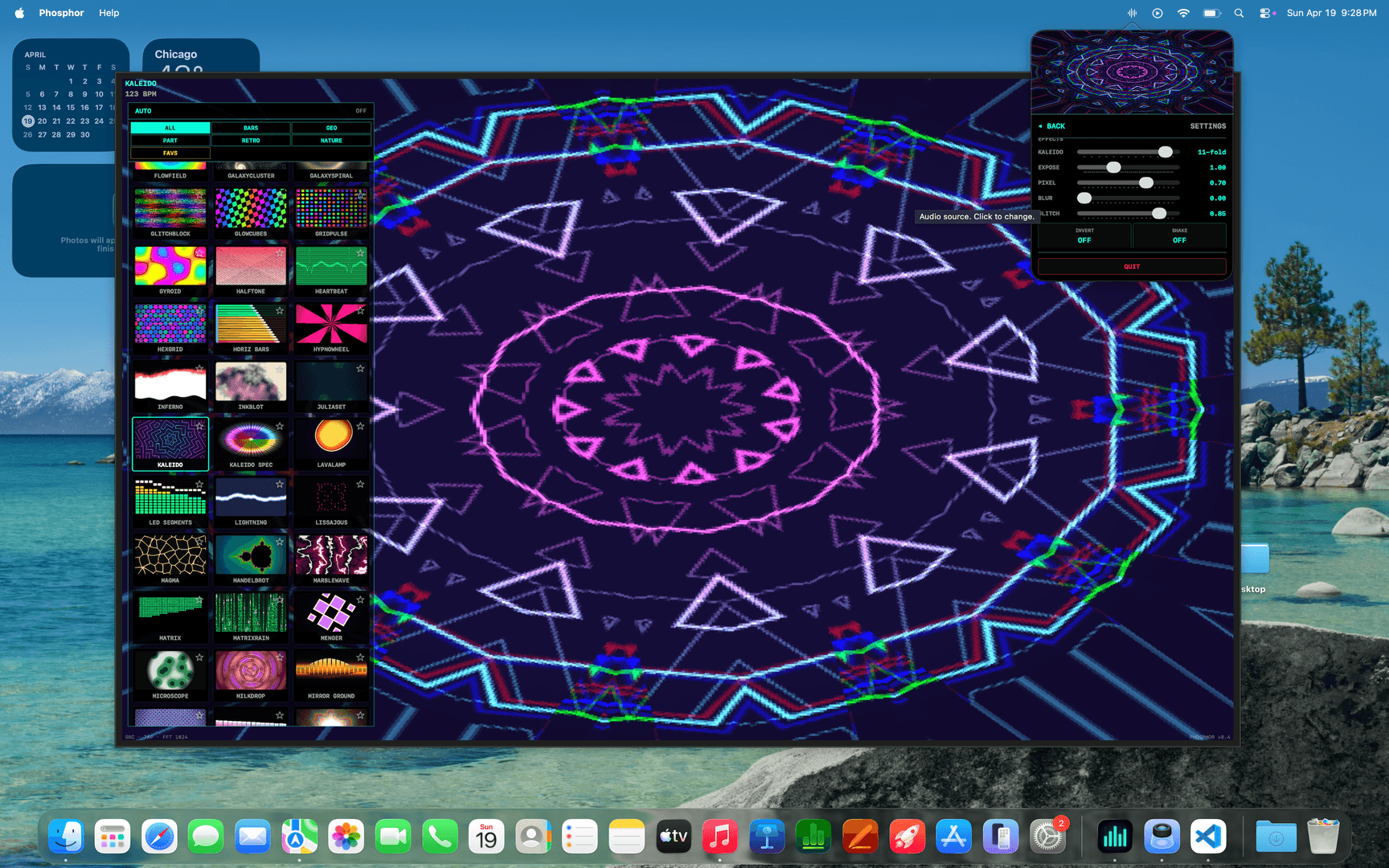 Phosphor — A music visualizer for macOS image 1