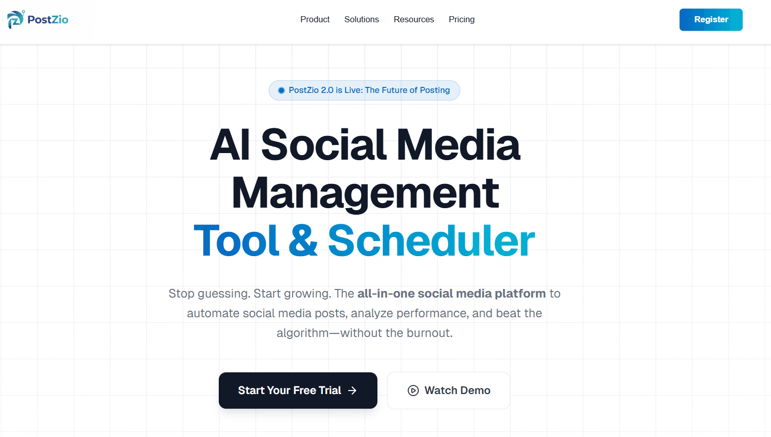 AI Social Media Management Tool Scheduler image 1