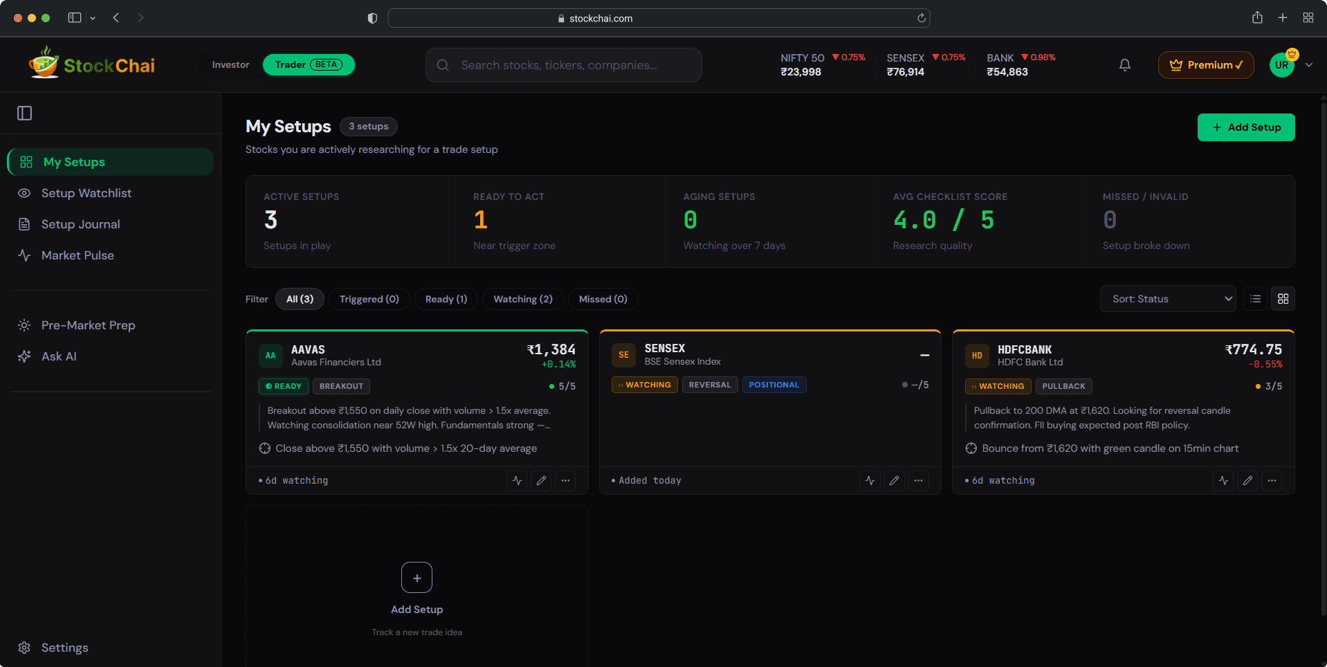 StockChai - Trader Mode image 2