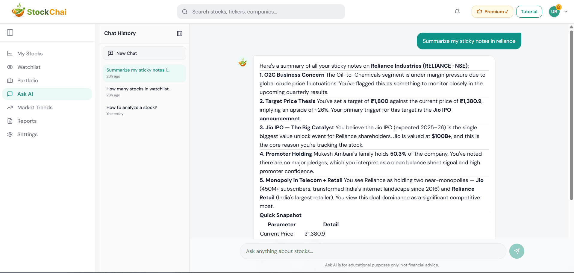 StockChai AI image 2
