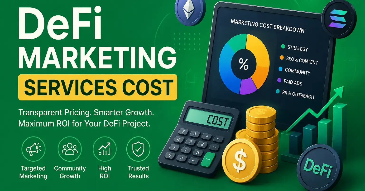 How Much Do DeFi Marketing Services Cost? (2026 Pricing Breakdown)