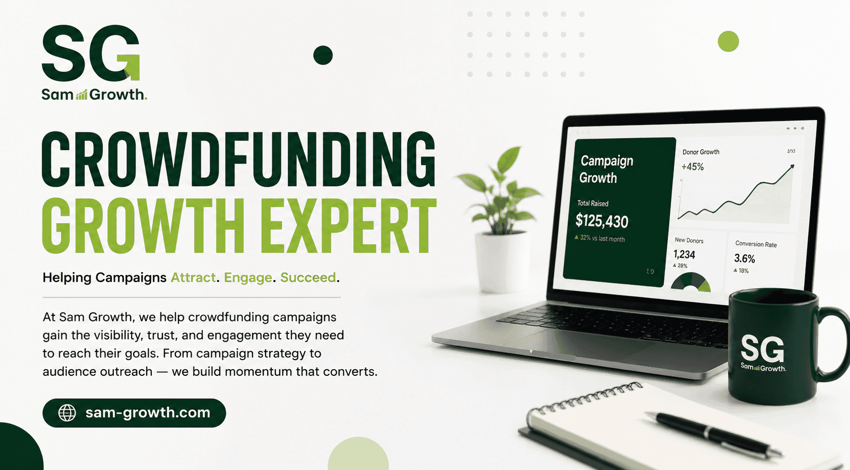SamGrowth Crowdfunding Promotion Services image 1